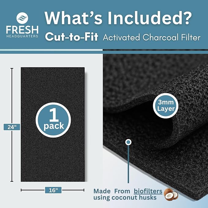 Fresh Headquarters Activated Carbon Filter Pad - Image 2