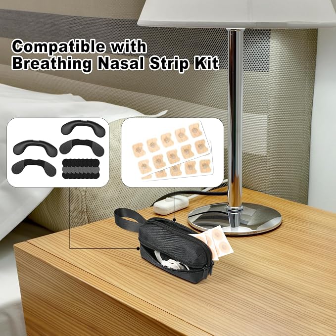 Beautyflier Carrying Bag for Intake Breathing Nasal Strip Starter Kit, Travel - Image 4
