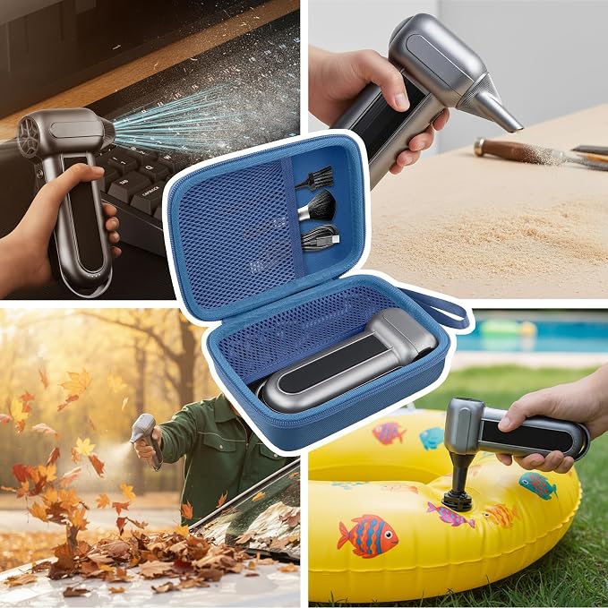 for WOLFBOX MF100/MF50/MF60/MF70 Electric Air Duster Hard Storage Case - Image 9