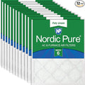Nordic Pure 10x10x1 Poly Green MERV 6 AC Furnace Air Filters 12 Pk | Actual by NordicPure