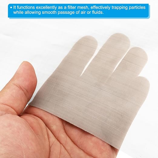 PATIKIL Stainless Steel Wire Mesh Screen, 400 Mesh Woven Air Vent Filter Mesh - Image 4