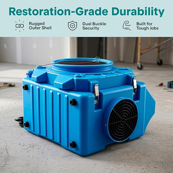 SereneLife Air Scrubber, Commercial HEPA 3 Stage Filtration System - Image 3