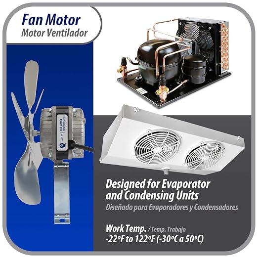 Appli Parts APFM-101E 10W Refrigeration Condenser and Evaporator Motor 115V - Image 7