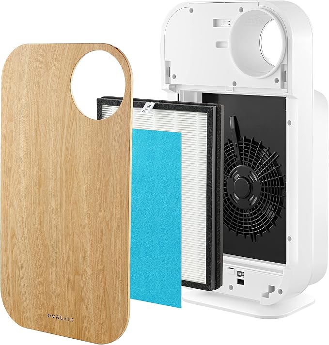 OVAL AIR AIR1000C-COVER Custom Air Purifier Face Cover, 24.4" x 13.7" x 1.38" - Image 6