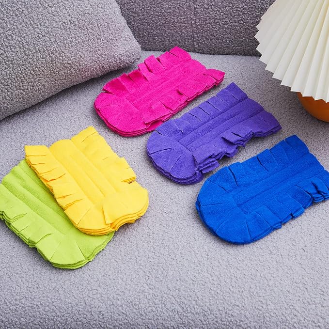Zubebe 20 Pcs Duster Refill Reusable Fleece Duster Refills Feather Flat Dusters - Image 6