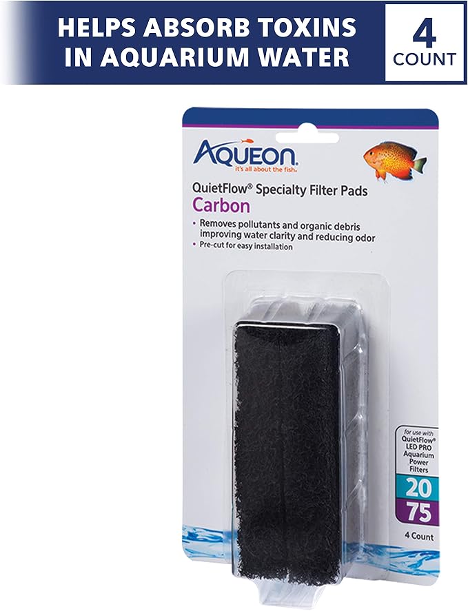 Aqueon Replacement Specialty Filter Pads Carbon 20/75 - Image 2