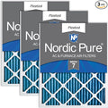 Nordic Pure 20x24x1 Pleated MERV 7 Air Filters 3 Pack by NordicPure