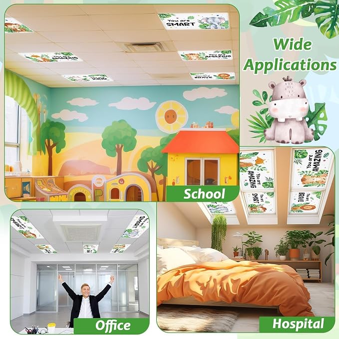 6 Pcs Fluorescent Light Covers - Image 4