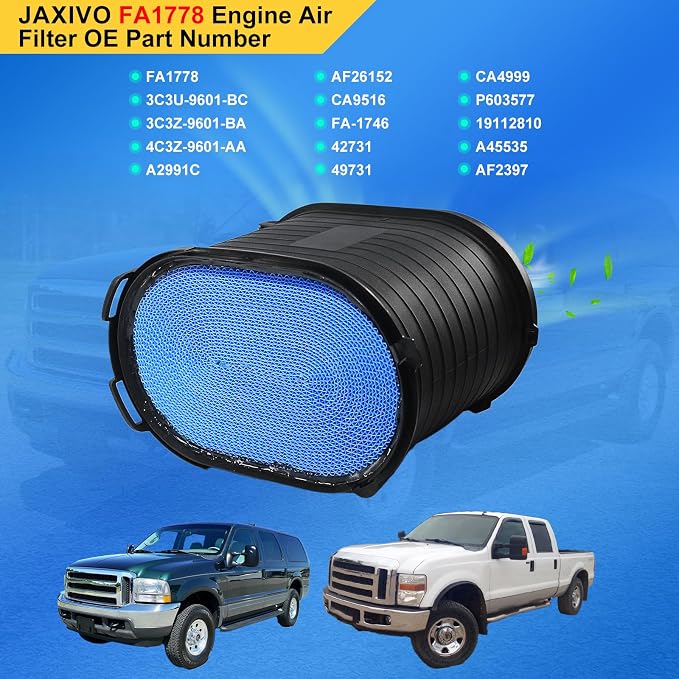 CA9516 Engine Air Filter for Ford 03-07 F250 F350 F450 F550 Super Duty 6.0L V8 - Image 5