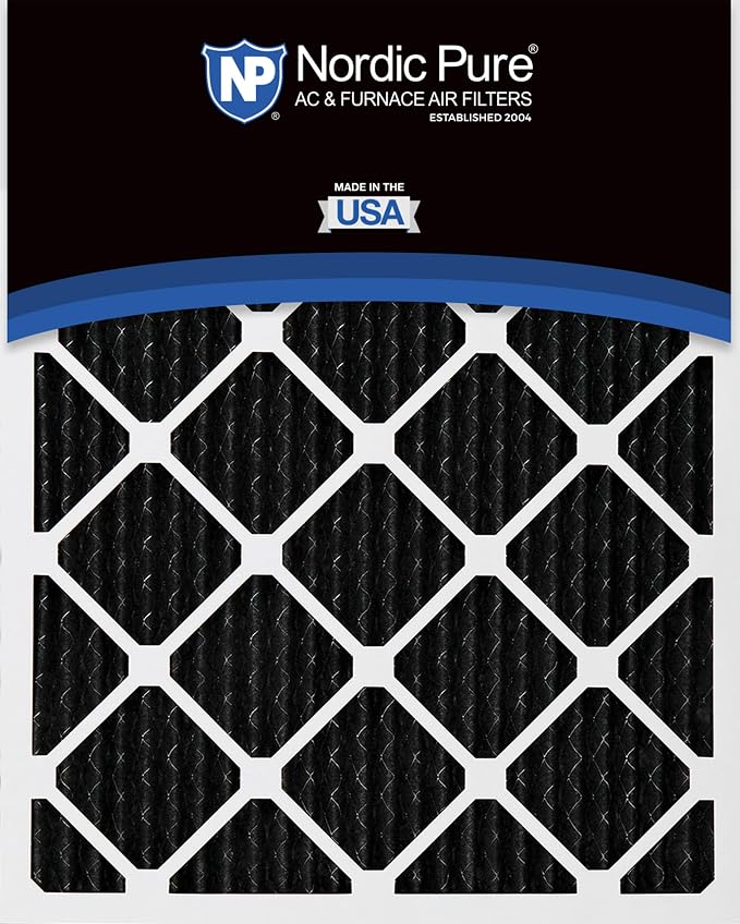 Nordic Pure 18x24x1 Pleated MERV 8 Pure Carbon Air Filters 6 Pack | Actual - Image 5