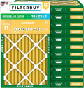 Filterbuy 16x25x2 Air Filter MERV 11 Superior Pet & Allergy Defense, by Filterbuy