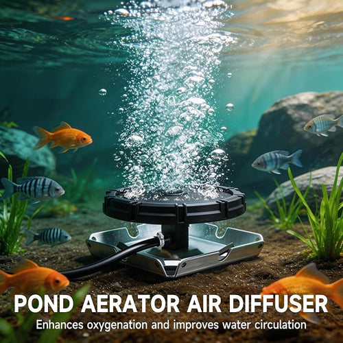 10" Pond Aeration Diffuser, Outdoor Pond Aeration System Accessories - Image 2