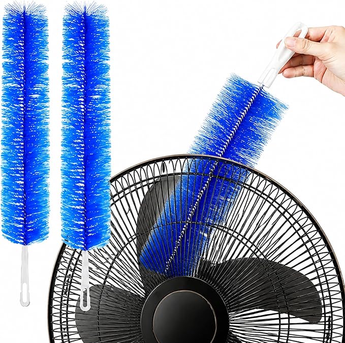 2 Pcs Zylphion Fan Cleaning Brush, Bendable Fan Cleaner Flexible Small Space by Unknown