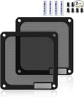 140mm PC Dust Filter for Computer Cooler Fan/PSU/Routers PVC 50 Mesh, Magnetic by YIMATEECO