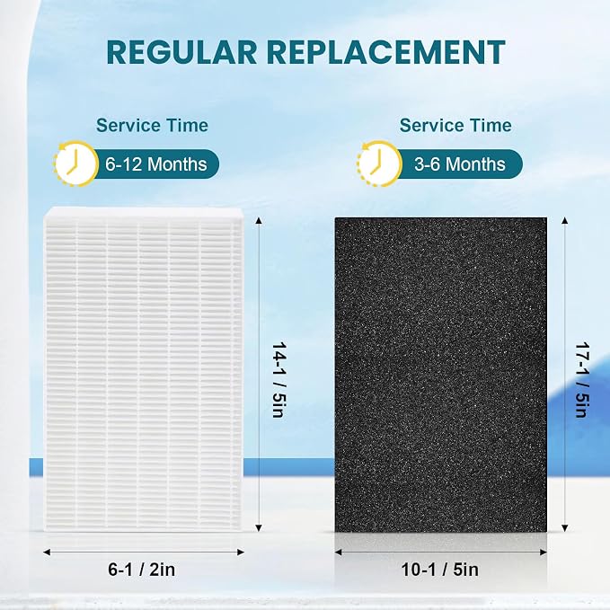 HPA100 HEPA Filter Replacement for Honeywell Air Purifiers, Compatible - Image 2