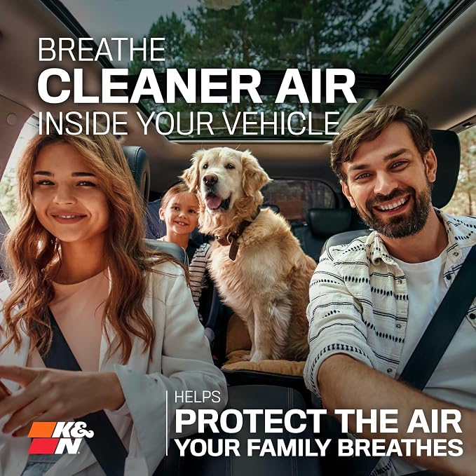 K&N LIFETIME Cabin Air Filter: Premium, Clean Air - Image 3