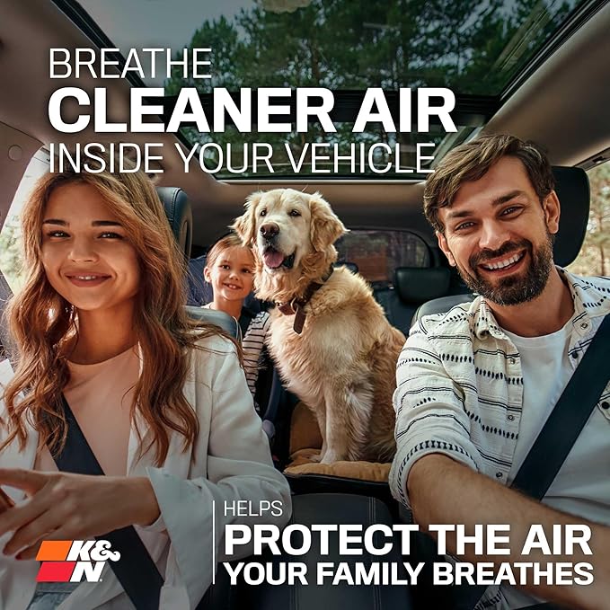 K&N LIFETIME Cabin Air Filter: Premium, Clean Air - Image 3