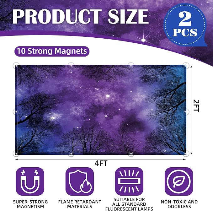 ANGSYLTH 2 Pcs Fluorescent Light Covers - Image 2