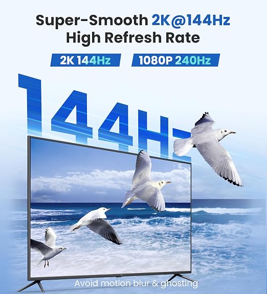 Warrky 4K 60Hz USB C to HDMI Cable 6ft 2Pack Aluminum Type-C to HDMI 2.0 Cord - Image 3