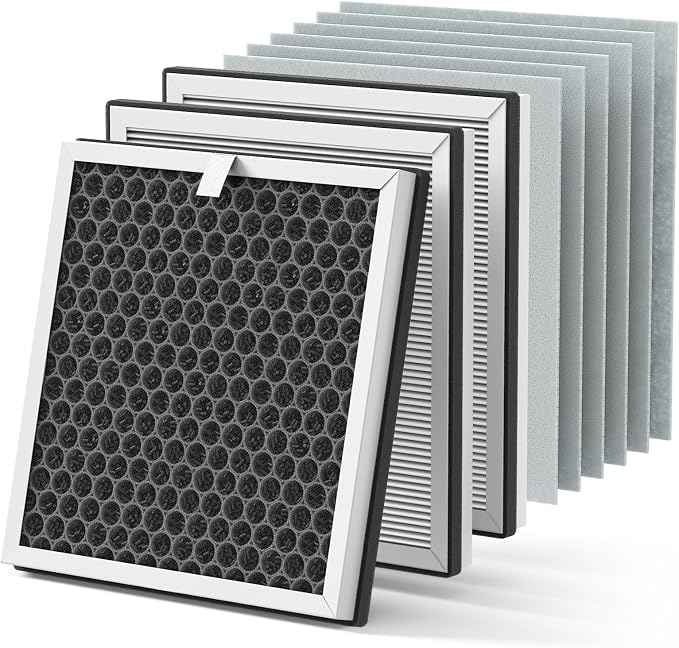3-in-1 H13 Replacement Filters for Pure Enrichment PureZone Air Purifier by CFKREYA