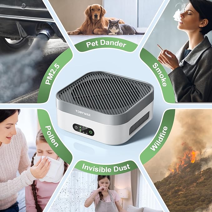 Air Purifier for Home – True HEPA Filter for Pets, Smoke & Allergies | 600 Sq - Image 4
