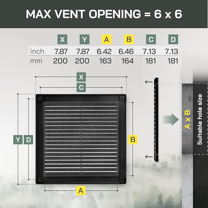 Vent Systems 6" x 6" Inch - Image 2