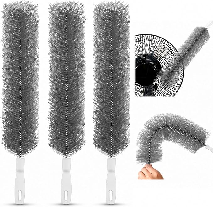 Fan Cleaning Brush, Bendable Microfiber Duster, Washable Reusable Fan Brush by Unknown