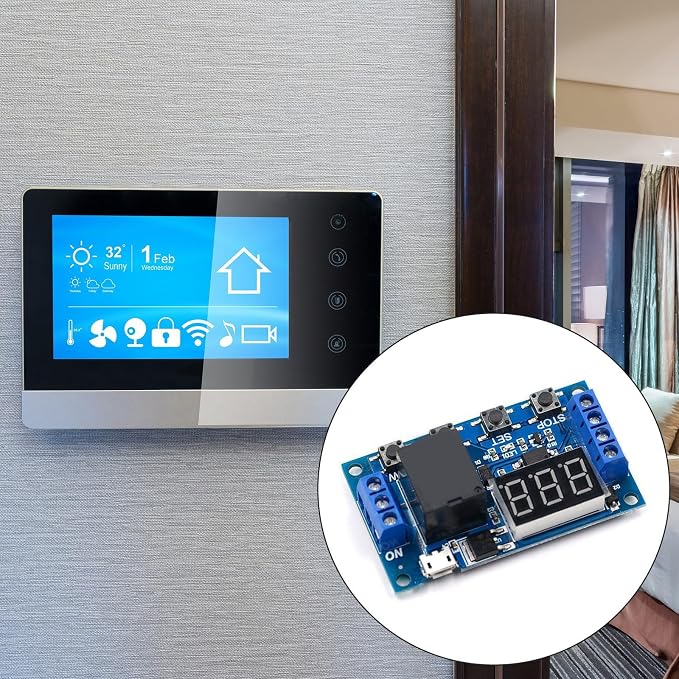 Programmable Delay Relays Module Adjustable Cycle Timers Switches - Image 2