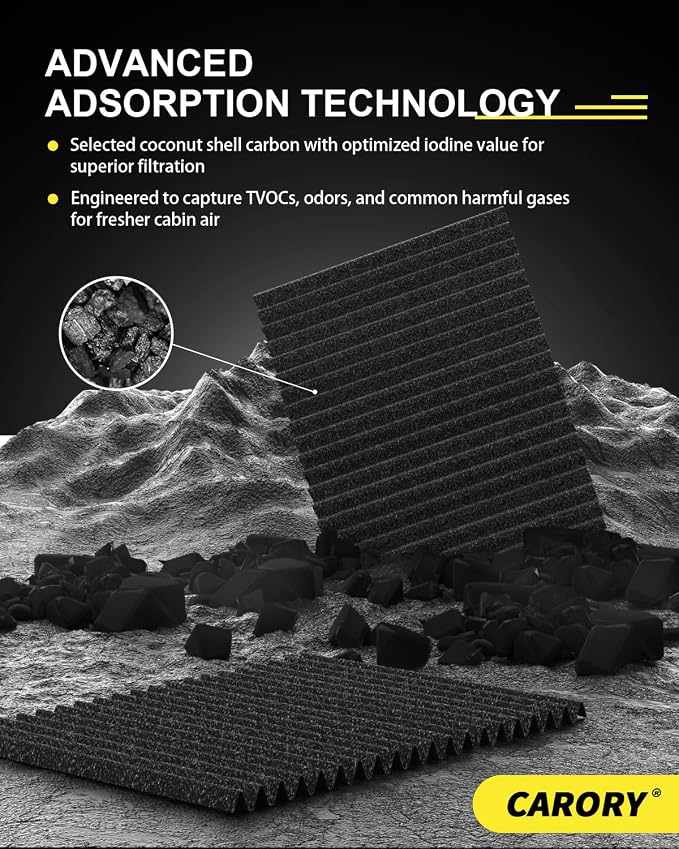 CARORY Cabin Air Filter w/Activated Carbon - Image 7
