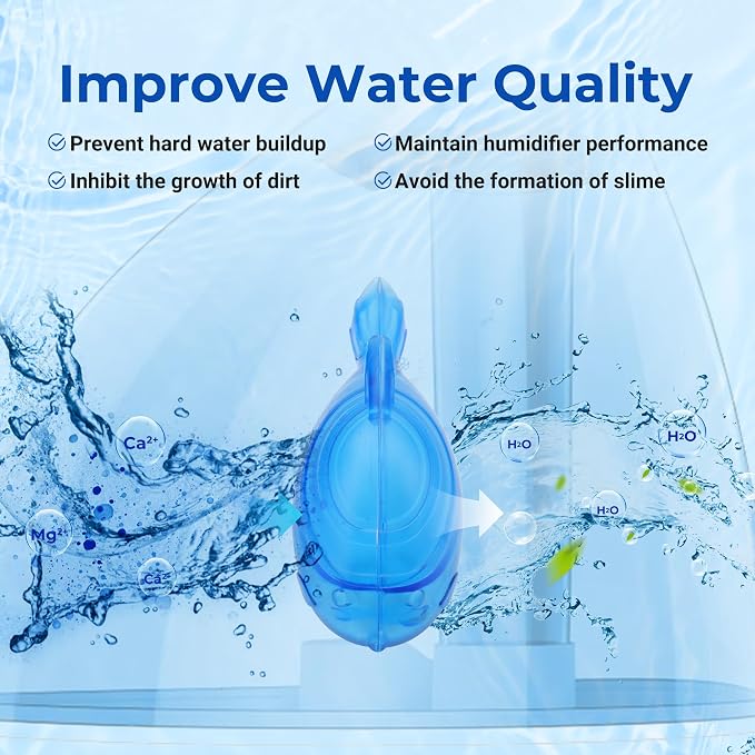 Funmit Humidifier Cleaning Fish, 12 Pack Humidifier Cleaner - Image 5