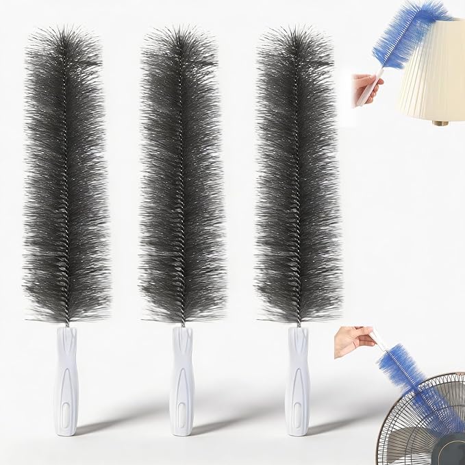 Bendable Microfiber Duster, Reusable Dust Remover, 2027 New Fan Cleaning Brush by Unknown