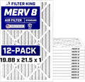 Filter King 19.88x21.5x1 Air Filter Dust & Allergy Control AC Furnace Filters by FilterKing