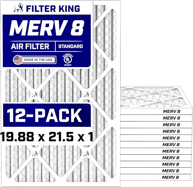 Filter King 19.88x21.5x1 Air Filter Dust & Allergy Control AC Furnace Filters by FilterKing