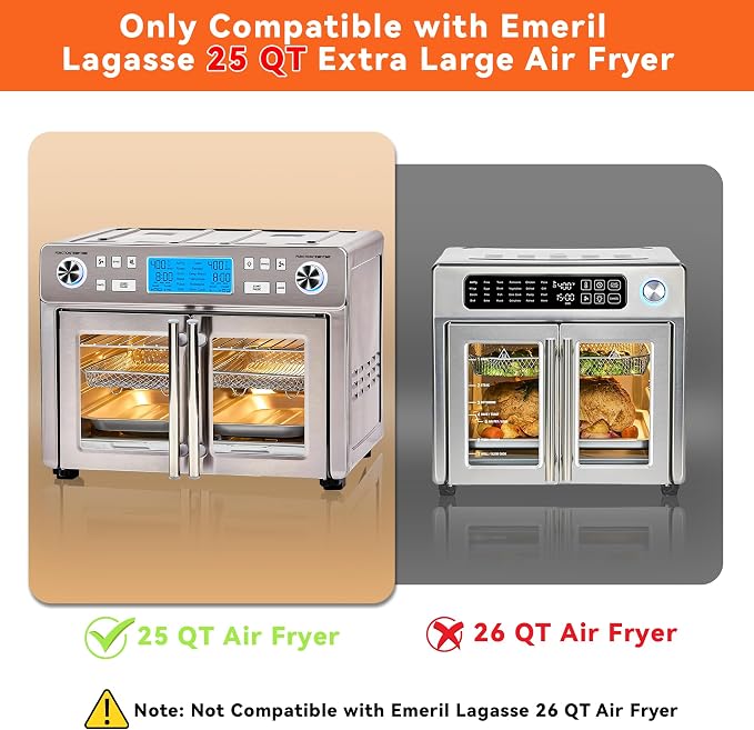 Air Fryer Accessories for Emeril Lagasse Dual Zone 25QT, Emeril Lagasse Air - Image 3