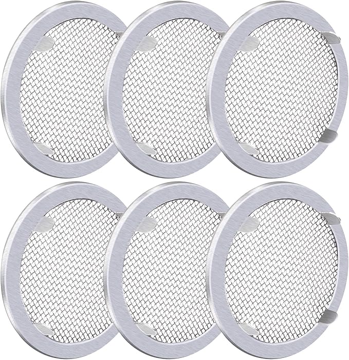 Circular Screen Vent Cover, 2-Inch Diameter, Metal Mesh by Unknown