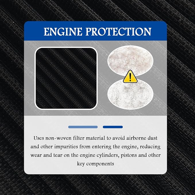 Cold Air Intake Filter with 76, 102mm Adapter Ring, Round Cone Air Filter - Image 4