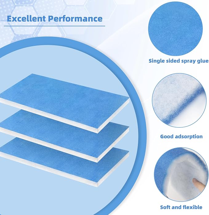 U0U 10 Pieces Paint Booth Filters, Portable Spray Booth Filter, Paint Booth - Image 3