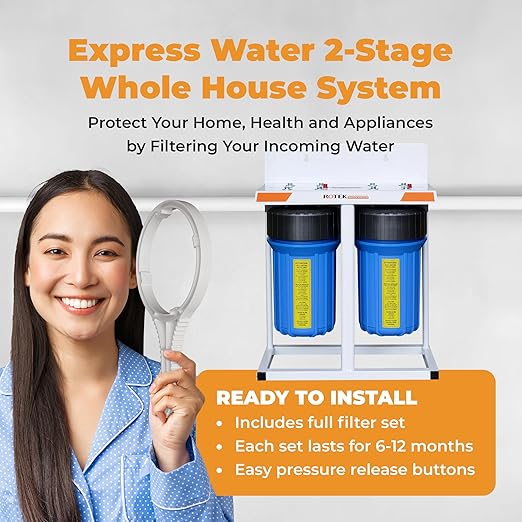 Rotek Water Systems Whole House Water Filtration System | 2-Stage Water Filter - Image 2