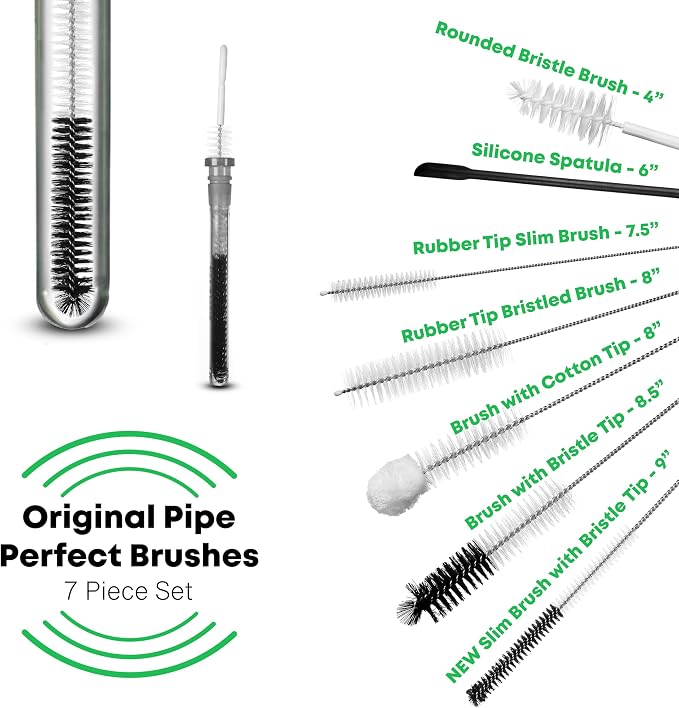 Pipe Perfect Original Cleaning Brush Set – Multi-Size Detail Brushes - Image 3