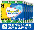 Maycold 20x22x1 MERV 13 Furnace Air Filter, High-Performance HVAC AC Filters by Maycold