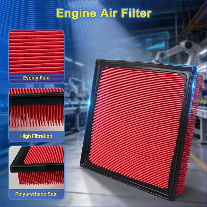 Cabin Engine Air Filter Kit Fits Es250, Gr Corolla, Grand Highlander, Highlander - Image 5