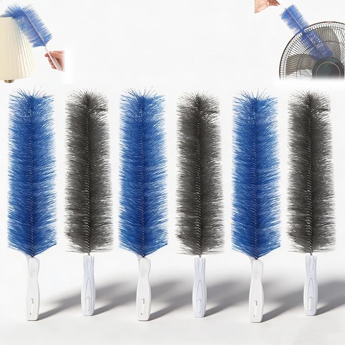 Bendable Microfiber Duster, Reusable Dust Remover, 2027 New Fan Cleaning Brush by Unknown
