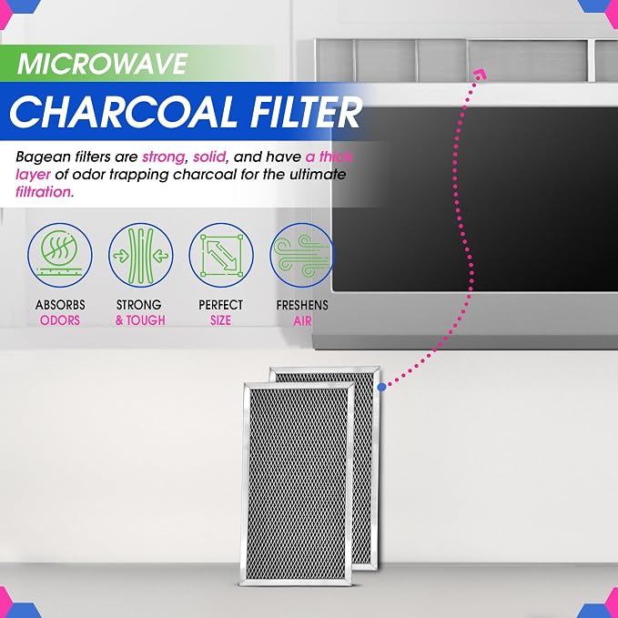 Microwave Charcoal Filter 11.15" x 6.10" - Image 2