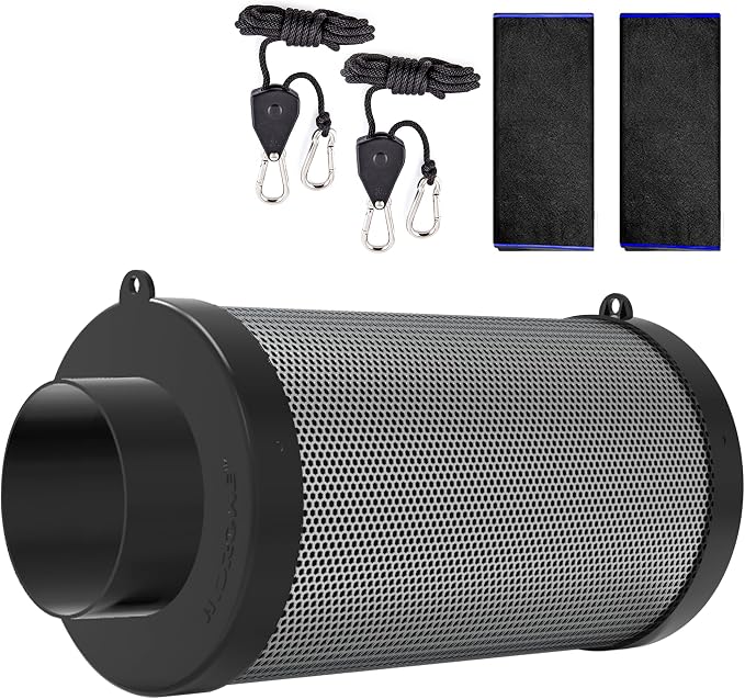 6 Inch Air Carbon Filter for Grow Tent, Smellines Control by HYDROWE