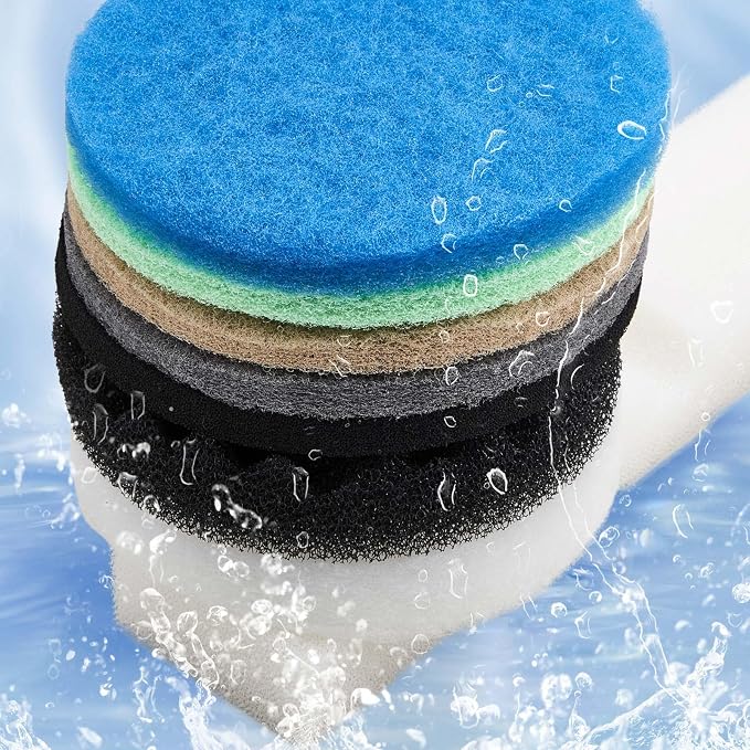 62 Pcs Compatible with Fluval Fx4/fx5/fx6 Replacement Filter Media, 6 Foam Block - Image 6
