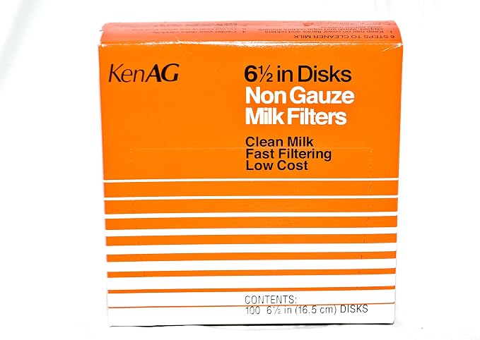 6-1/2" Milk Filter Disks Non-Gauze 100pk by KASIYLUX