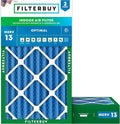 Filterbuy 8x16x4 Air Filter MERV 13 Optimal Smoke & Allergy Defense, by Filterbuy