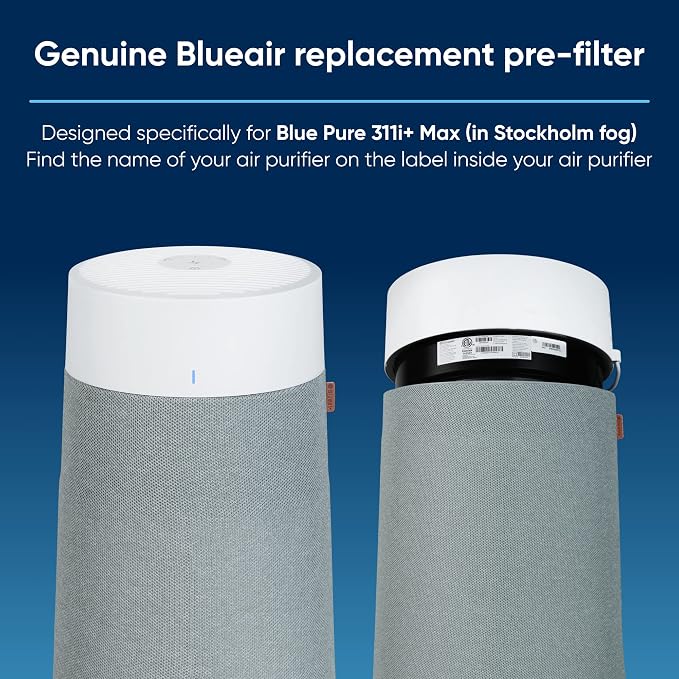BLUEAIR Genuine Pre-Filter Blue Pure 311i+ Max Air Purifier, Washable Fabric - Image 2