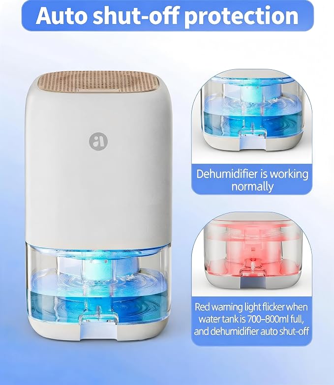 Dehumidifier, 35 OZ Small Dehumidifiers - Image 3