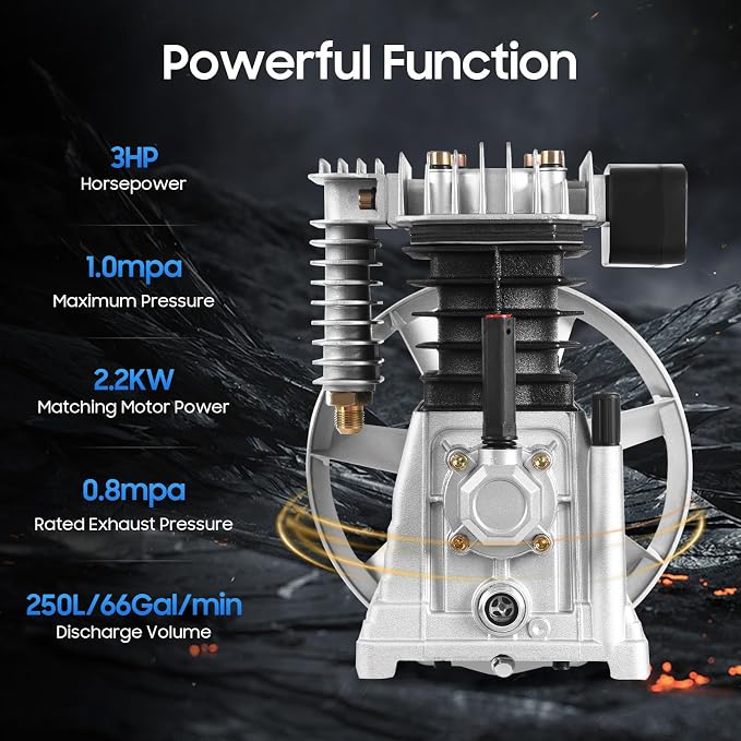 3HP Air Compressor Pump Head - Image 2